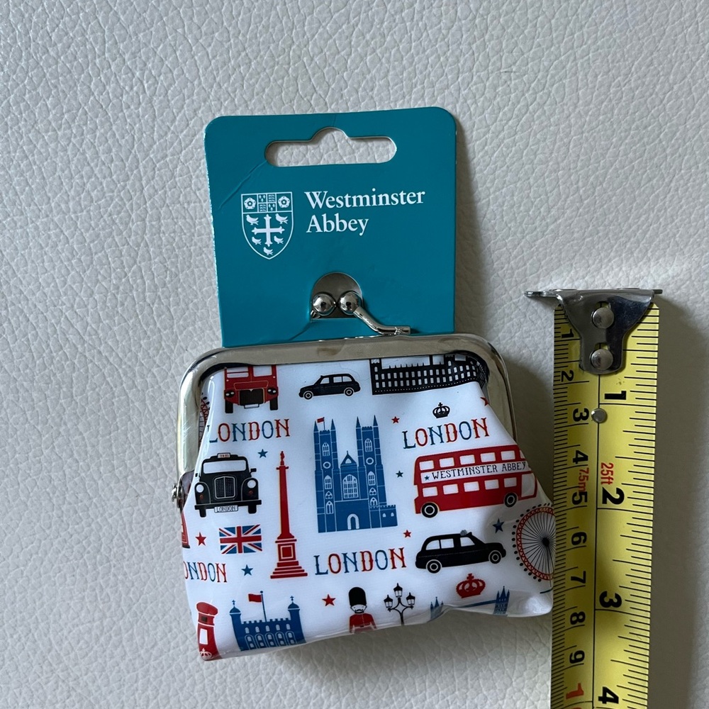 2 mini London change purses